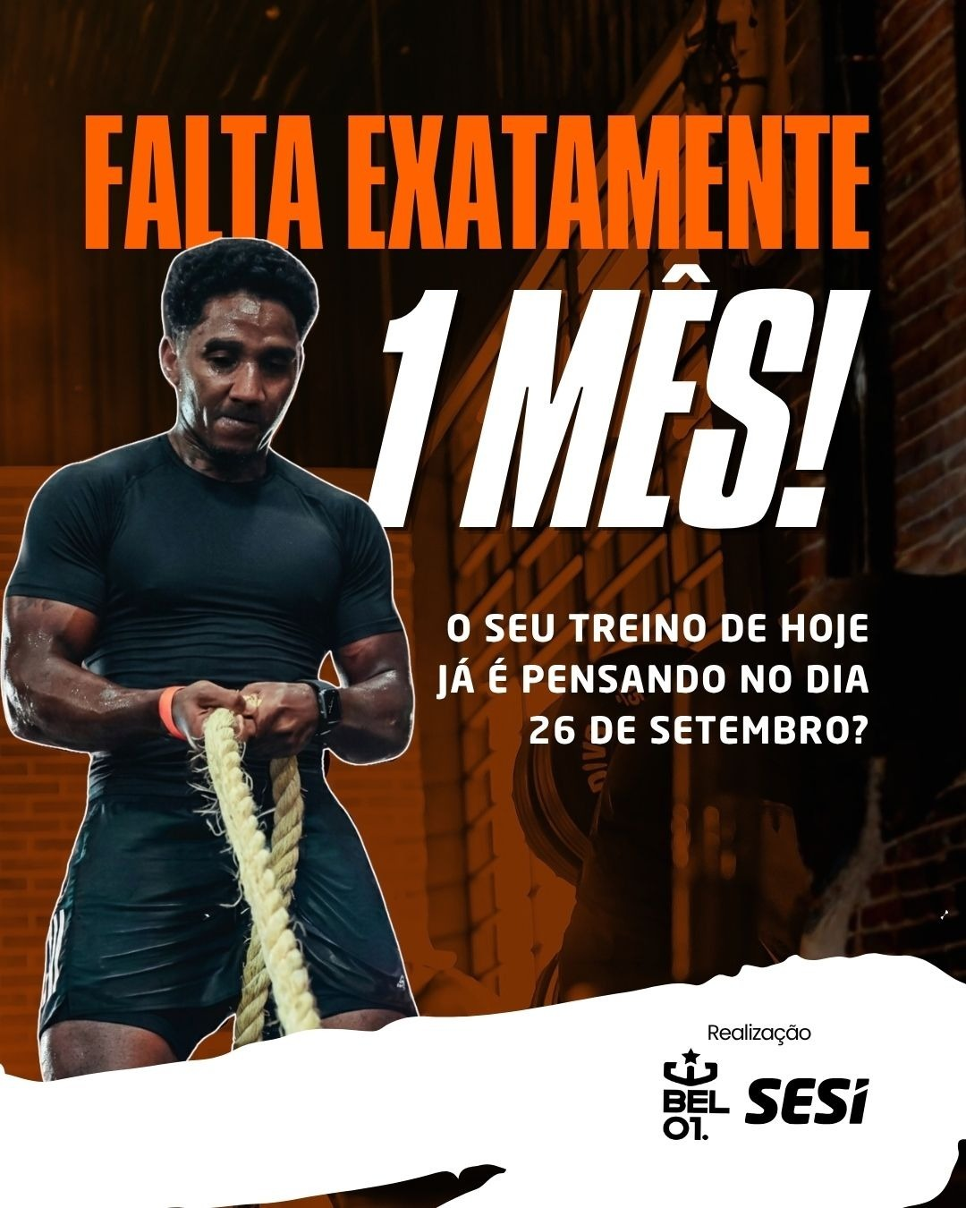 Desafio HYROX: contagem regressiva de 1 mês